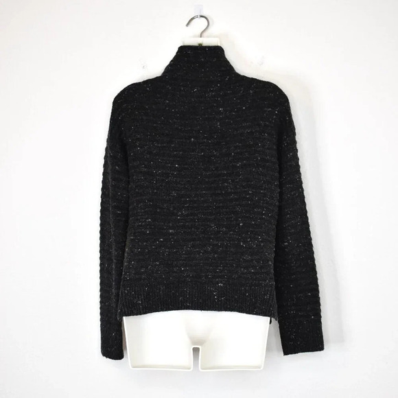 Madewell Donegal Belmont Mockneck Sweater Size S Coziest Yarn Minimalist Preppy - Picture 8 of 13